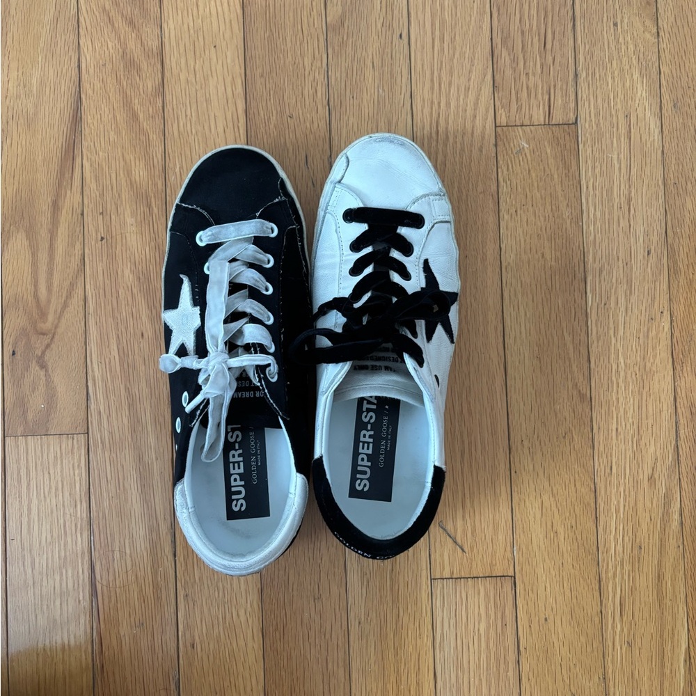 Limited edition superstar golden goose Black and White Sneakers